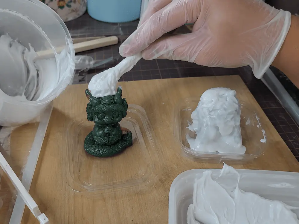 Apply the Silicone to the Master