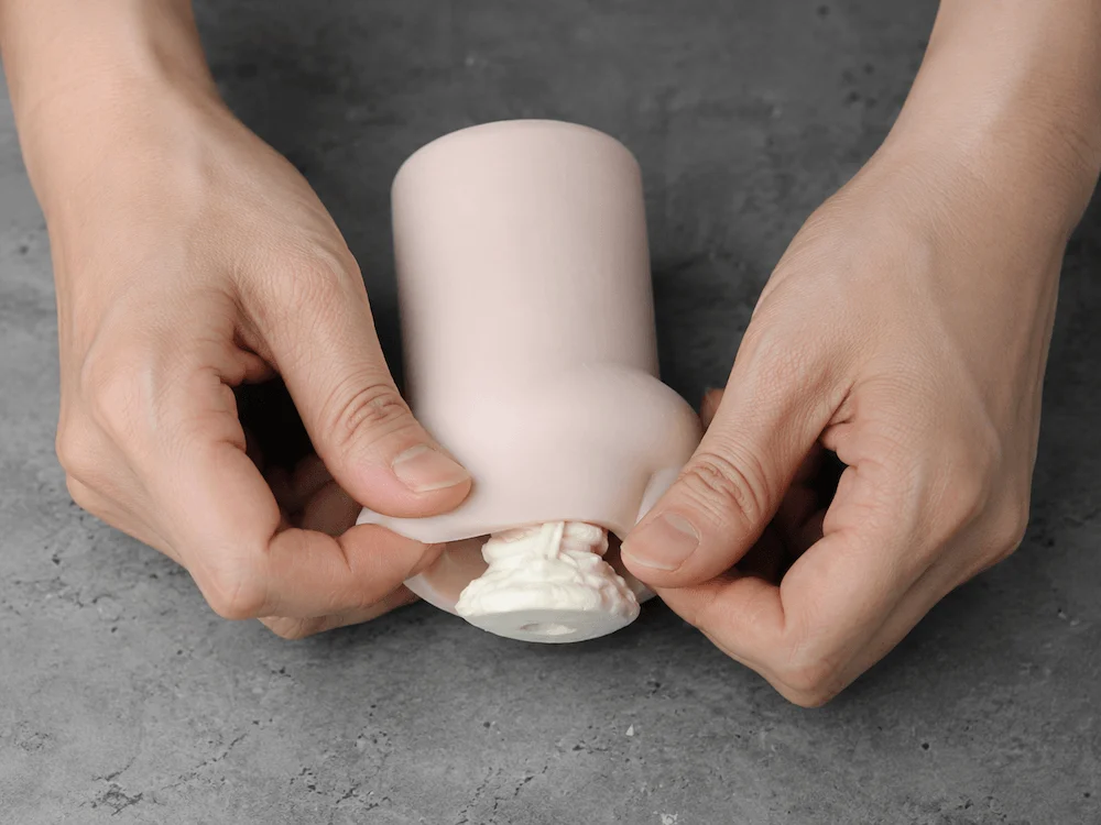 Pour Melted Wax