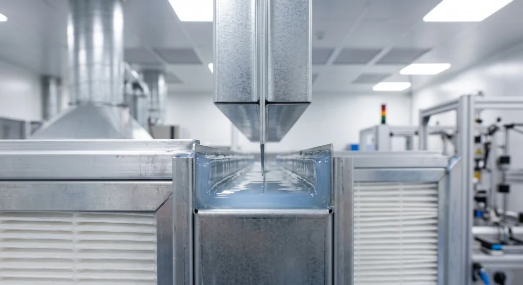 Gel-Seal HEPA Filter Frame and Knife Edge