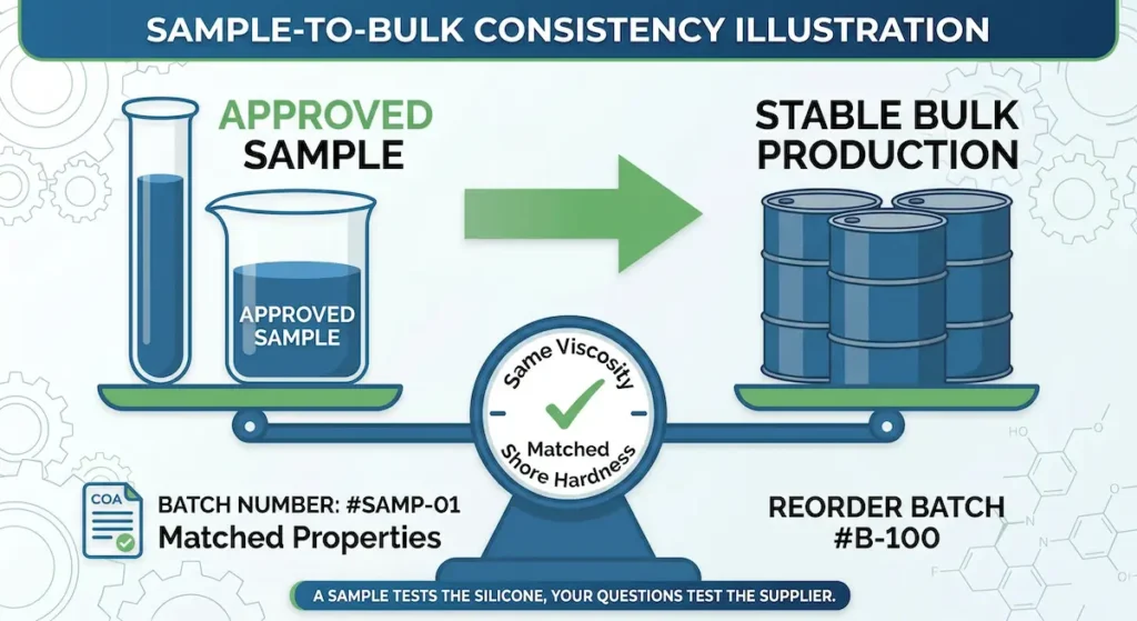 Sample-to-Bulk Consistency Illustration