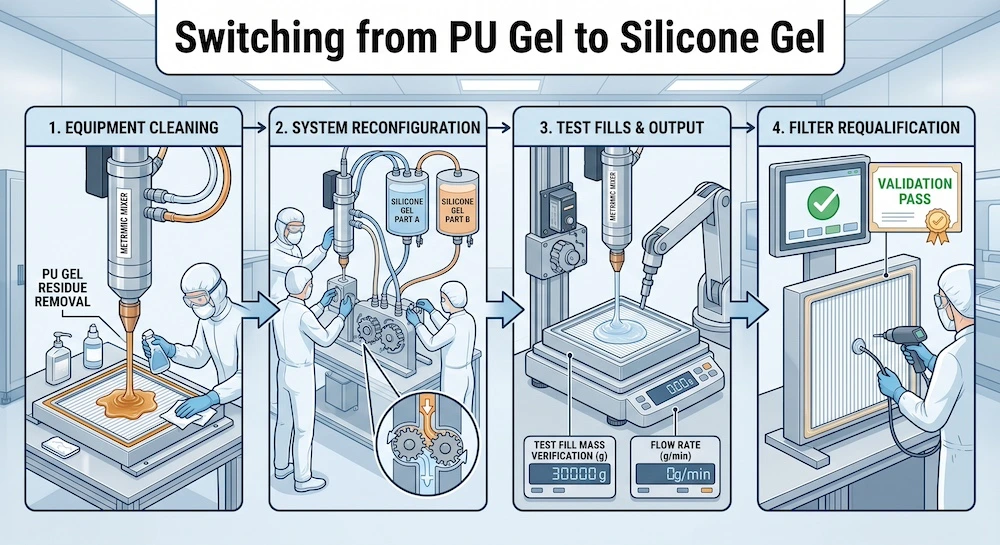 Switching from PU Gel to Silicone Gel