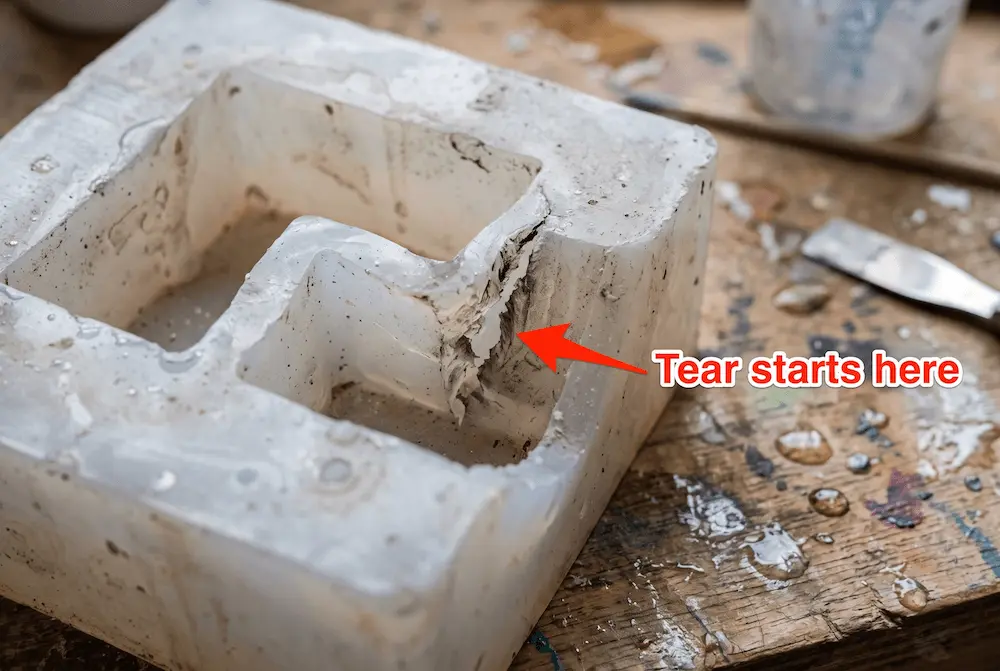 Thin Wall - Deep Undercut - Tear Starting Point