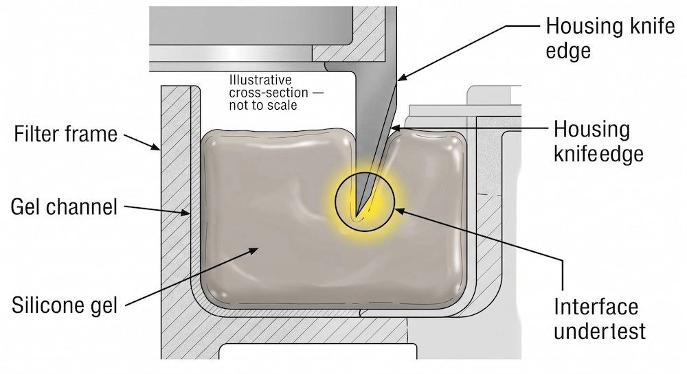 hepa-gel-seal-knife-edge-interface