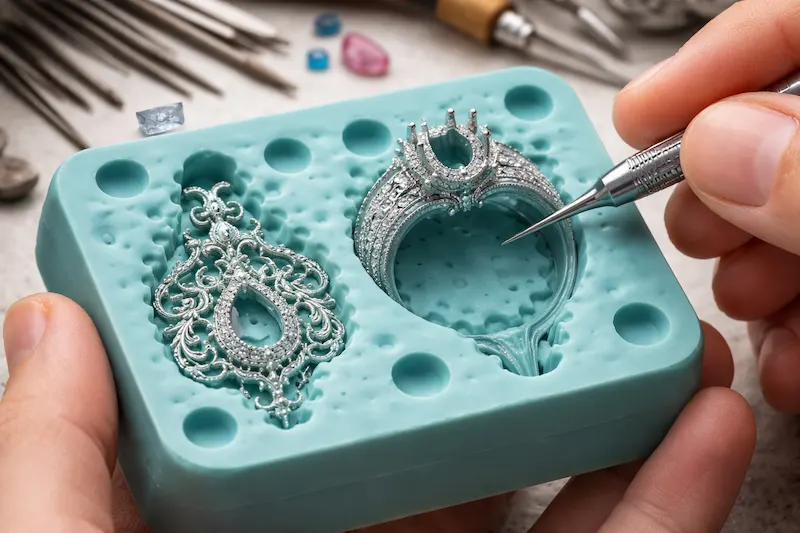 fabricação de moldes para joias