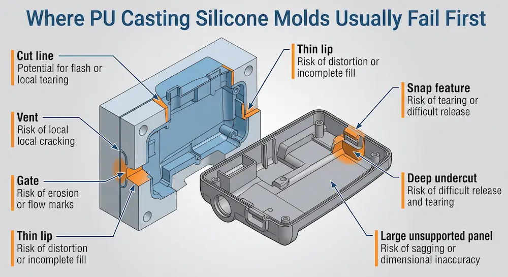 pu-casting-silicone-mold-failure-points