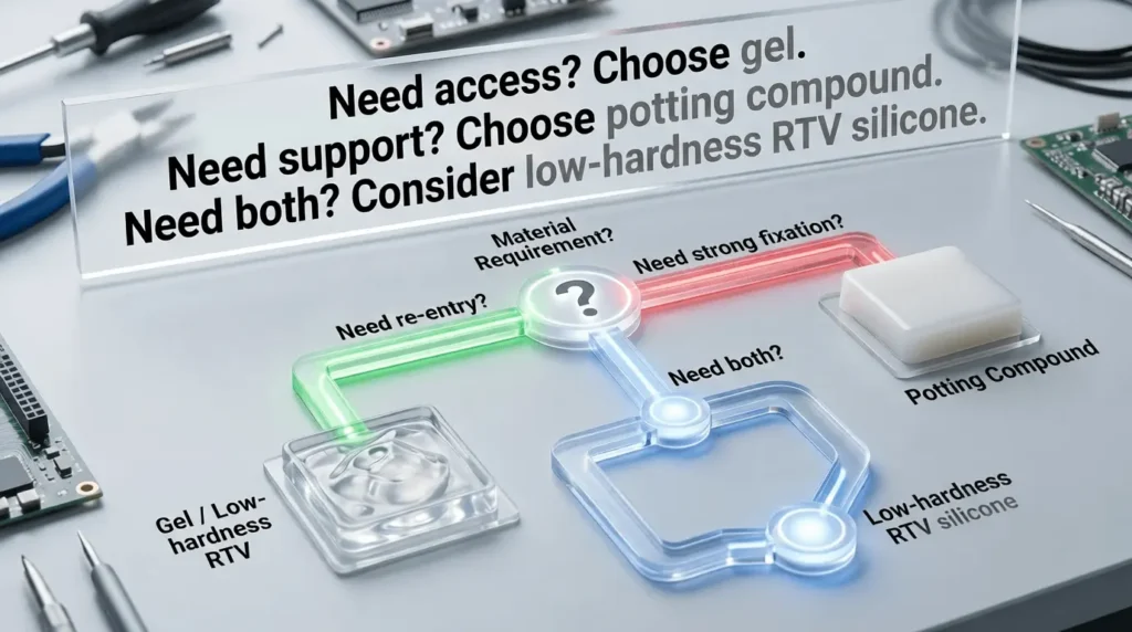 silicone-gel-or-potting-compound-selection-flow