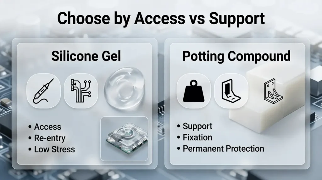 silicone-gel-vs-potting-compound-decision-table