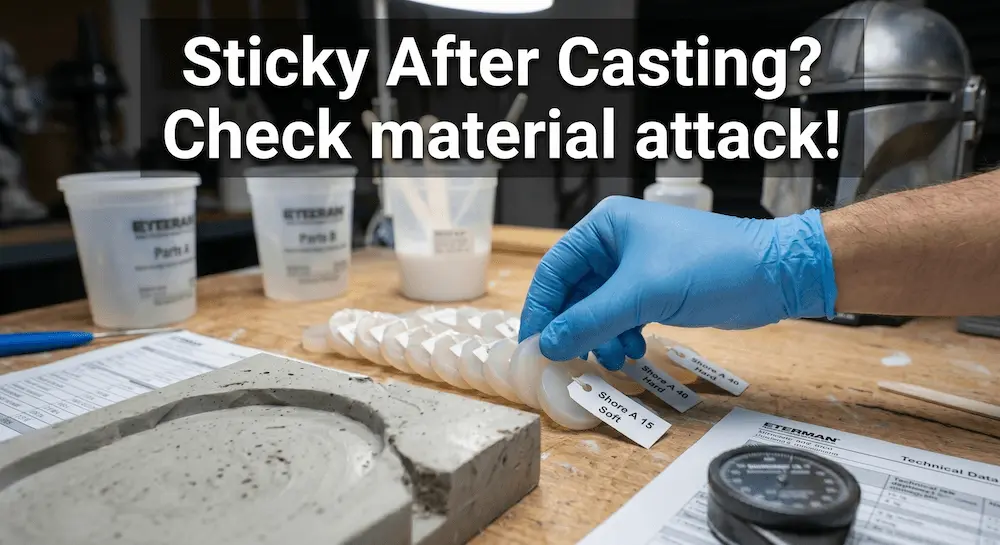 silicone-mold-sticky-after-resin-casting
