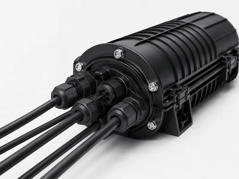 Fiber Optic Splice Closure Entry Port Sealing