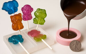 Food-safe best silicone for miniature molds casting candy