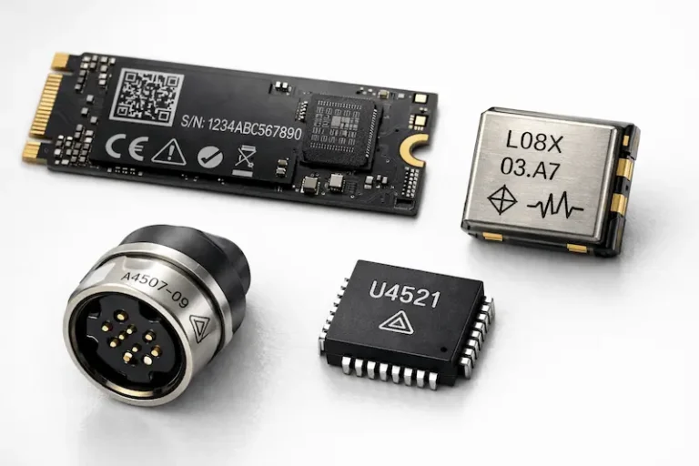 Industrial component marking