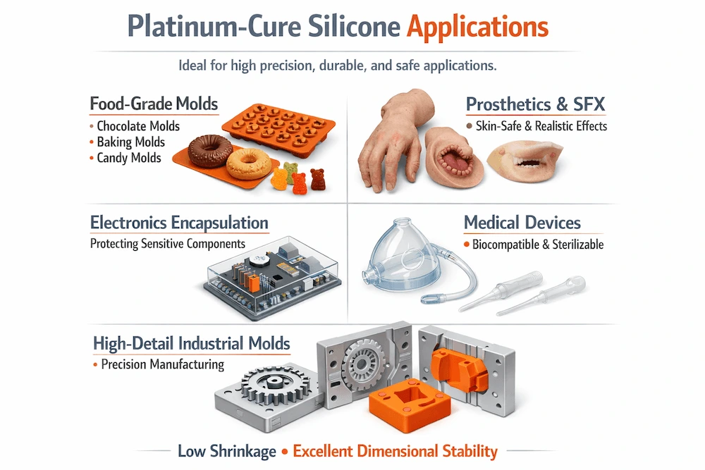Platinum-Cure Silicone Applications