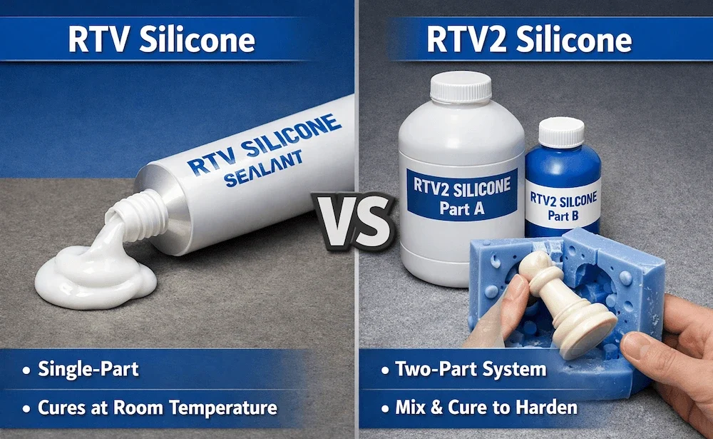 Silicone RTV vs. silicone RTV2