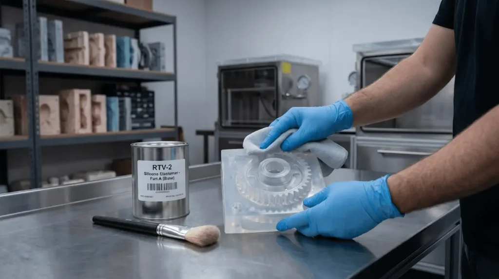how to clean silicone molds