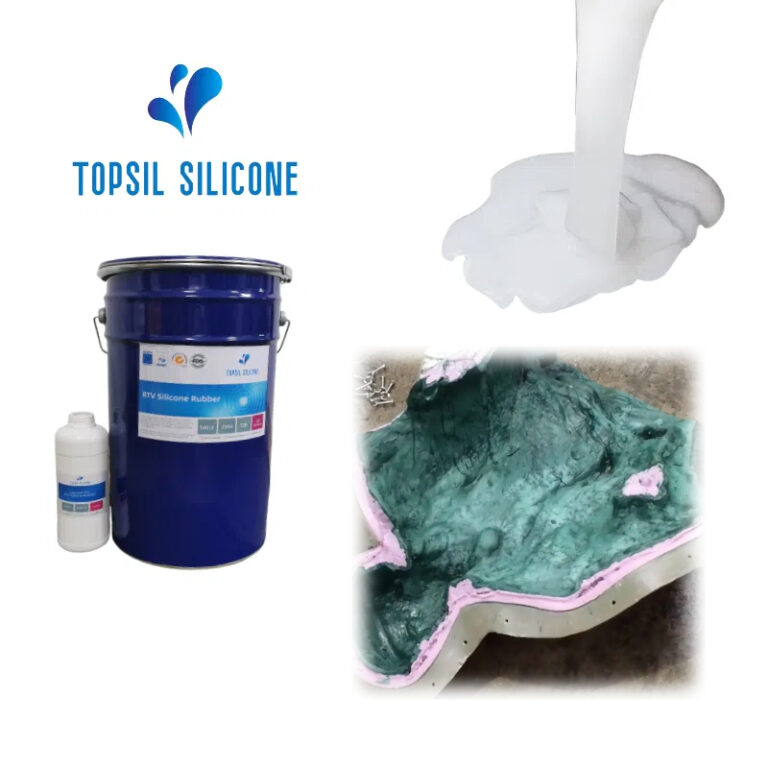 Silicone for bronze foundry mold making