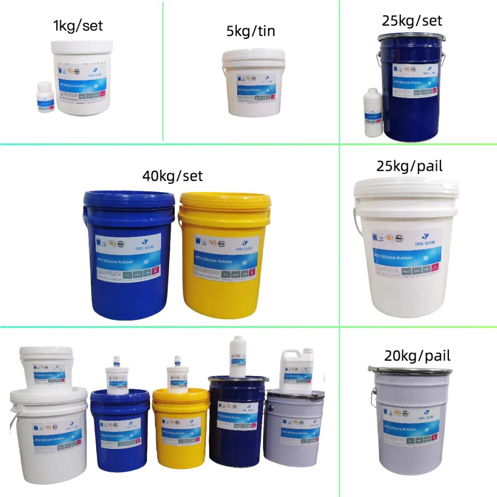 topsil silicone different packages