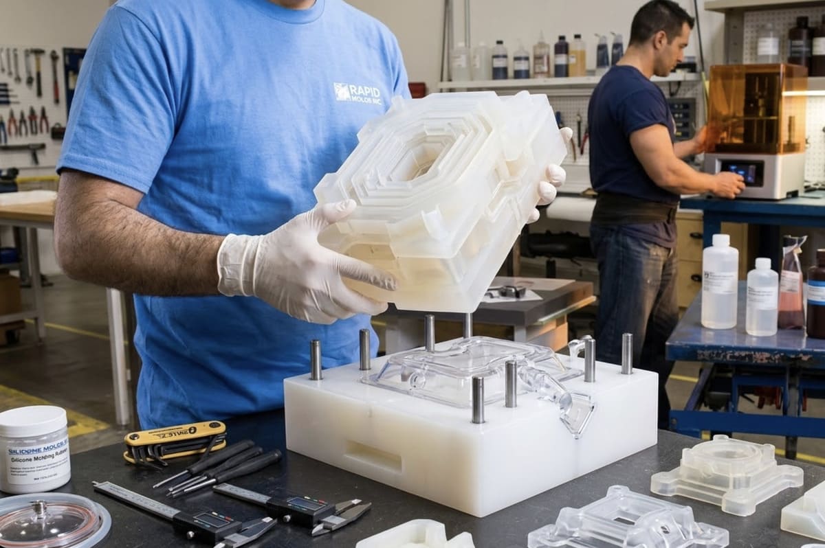 rapid printing silicone