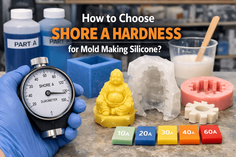 How to Choose Shore A Hardness for Mold Making Silicone？