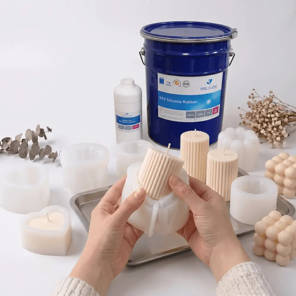 cura de estanho para facilitar a desmoldagem